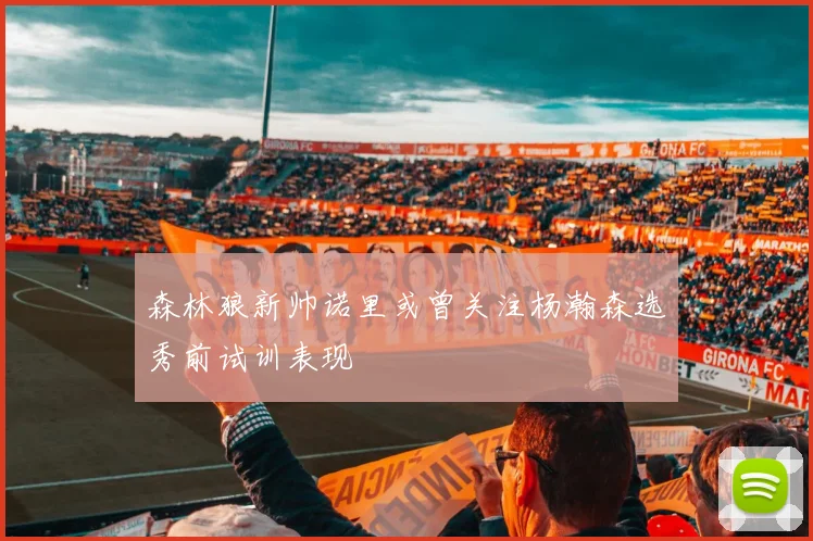 森林狼新帅诺里或曾关注杨瀚森选秀前试训表现